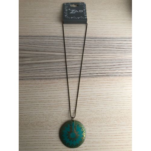 Collier Vert Imprimé