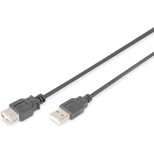 Câble d'extension USB 2.0 - 3.0 m - USB A (mâle) à USB A (femelle) - 480 Mbit/s - Câble de connexion,câble USB - noir(Q20)