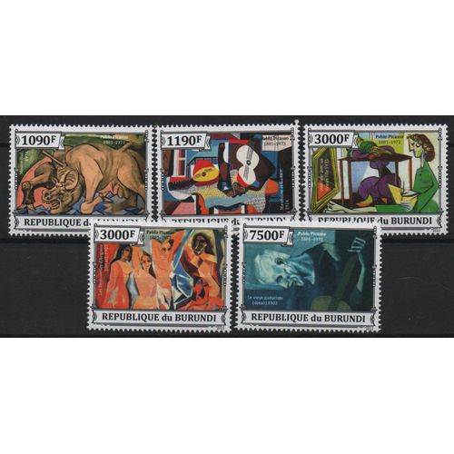 Burundi Timbres Pablo Picasso 2013