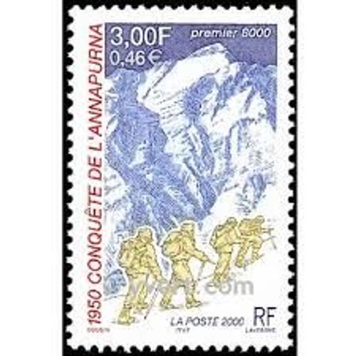 Sport : Cinquantenaire De La Conquête De L' Annapurna Année 2000 N° 3331 Yvert Et Tellier Luxe