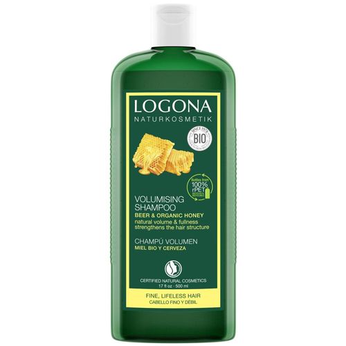 Logona - Shampoing Volumateur À La Bière Et Au Miel 500ml - 