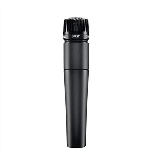 Microphone dynamique cardioïde en métal SM57 pour chant sur scène, microphone filaire professionnel pour karaoké Shure, chant statique BBOX-Grey 2 Mics