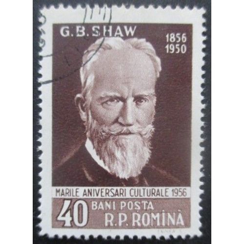 Roumanie N°1480 George-Bernard Shaw Oblitéré