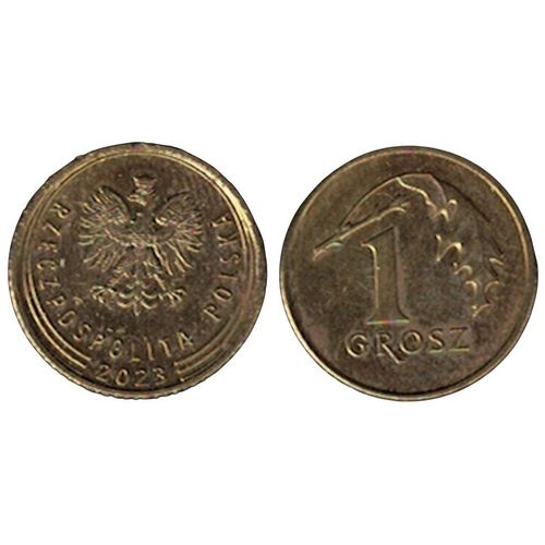 Pologne 2023 Pièce De Monnaie 1 Grosz Blason Aigle Armoiries Polonaises Rp253
