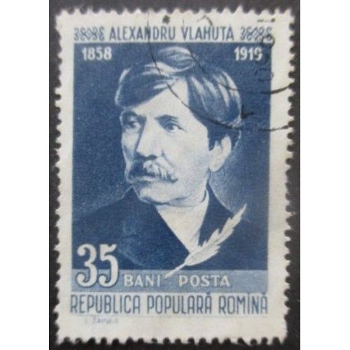 Roumanie N°1567 Ecrivain Alexandru Vlahuta Oblitéré
