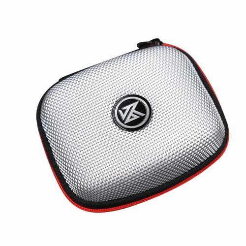 Sacs pour écouteurs originaux, boîte de rangement à fermeture éclair en PU, boîte de rangement portable, étui noir, accessoires appropriés pour écouteurs, carte pour écouteurs-White