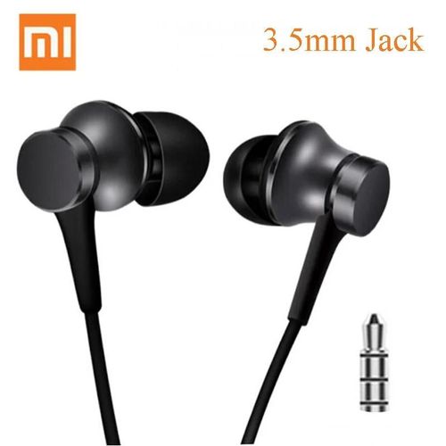 Écouteurs intra-auriculaires avec commande filaire, casque d'origine, Mi A3, CC9, CC9se, Note 9, 8, 7, Snap5A, 4X, 5X, Samsung, Huawei, 3.5mm-Black