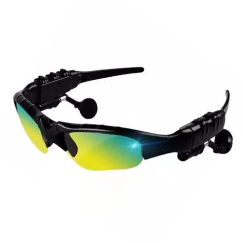 Casque Bluetooth Stéréo 5.0, Lunettes De Soleil Polarisées, Sports De Plein Air, Cyclisme, Lunettes Audio, Son Surround, Casque, Musique Et Appel-5.0 Green Lens