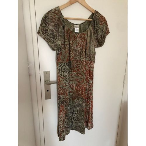 Robe En Soie Et Coton
