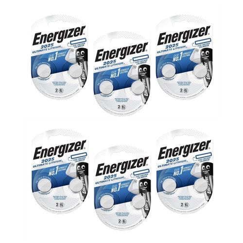 ENERGIZER Lot de 2 Blisters de 2 Piles Boutons Ultimate Lithium CR2025 3V