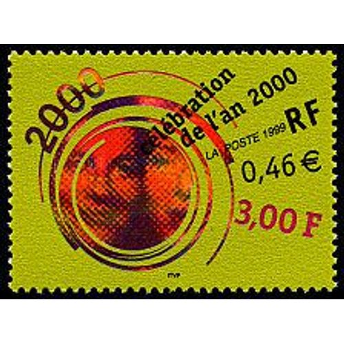 Célébration De L'an 2000 Année 1999 N° 3259 Yvert Et Tellier Luxe