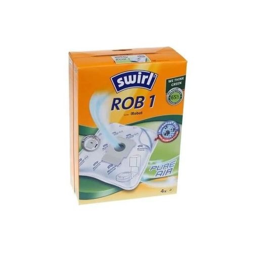 Sac d'élimination de la saleté - Swirl - Rob1 - Pour Roomba E et I série - 4 pièces