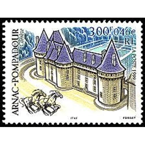 Château D' Arnac-Pompadour (Corrèze) Année 1999 N° 3279 Yvert Et Tellier Luxe