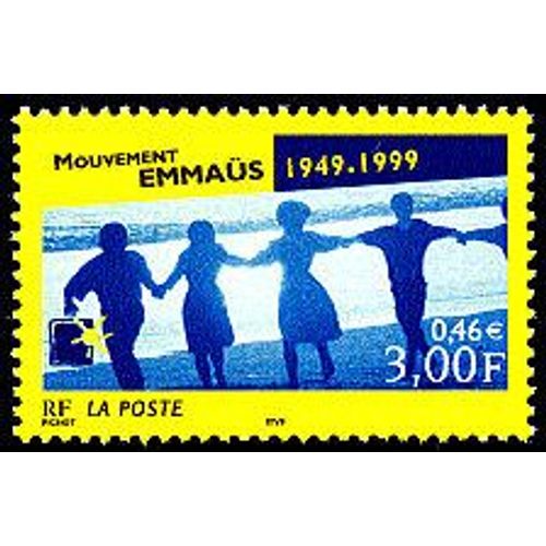 Cinquantenaire Du Mouvement Emmaüs Année 1999 N° 3282 Yvert Et Tellier Luxe