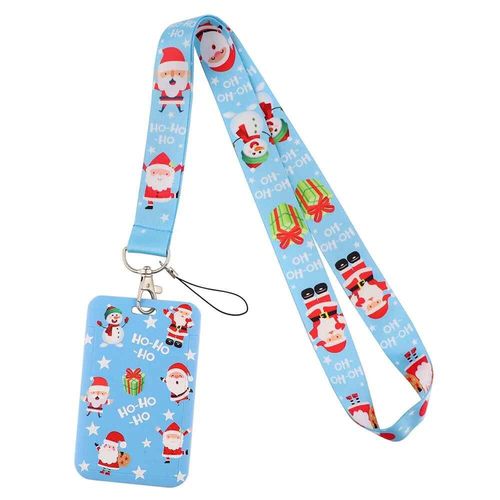 Porte-Cartes De Noël Avec Lanière Pour Badge,Porte-Cartes D'identité,Porte-Clés,Tour De Cou,Cadeau - Type Sdj-5