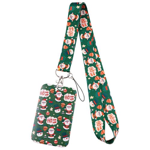 Porte-Cartes De Noël Avec Lanière Pour Badge,Porte-Cartes D'identité,Porte-Clés,Tour De Cou,Cadeau - Type Sdj-6