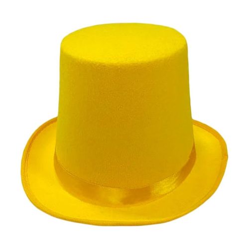 Chapeau Haut Forme Fedora Vintage L'ère Victorienne,Blanc À Bord Court,Chapeau Magicien Occidental Pour Garçons