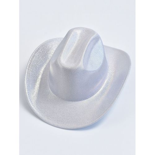 Chapeau Fedora À Sequins Solides Pour Femmes,Chapeau De Cowgirl,Casquette De Jazz,Robe De Mariée,Fête De Festival,Mode