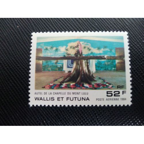 Timbre Wallis Et Futuna  Yt Pa 141 Autel De La Chapelle Du Mont Lulu 1984 ( 030109 )