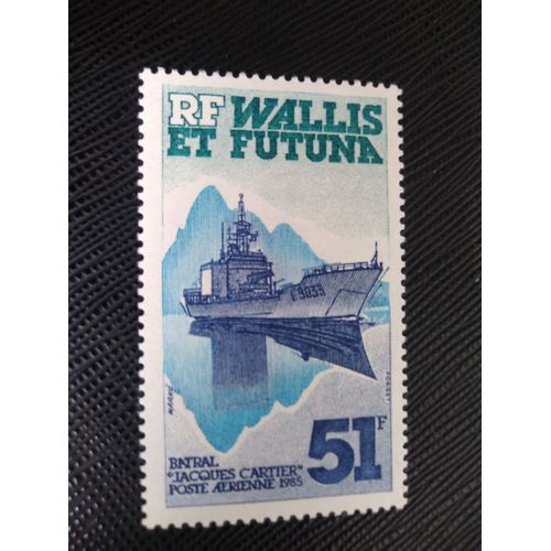 Timbre Wallis Et Futuna  Yt A 146 Le Pétrolier "Jacques Cartier" 1985 ( 030109 )