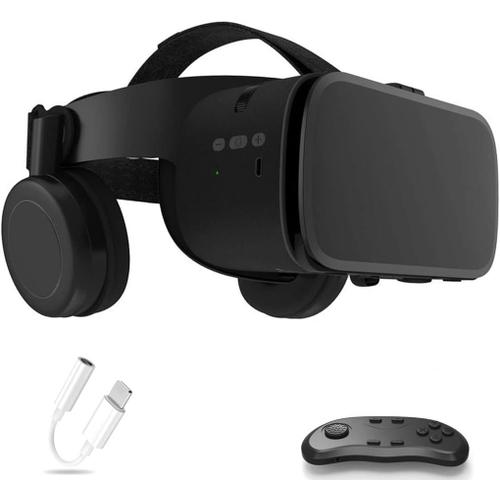 Lunette 3d Vr, Casque De Réalité Virtuelle, Casque Vr, Contrôleur Bluetooth Smartphone Pour Iphone 13 Pro Max/13 Pro/13/12/11, Pour Samsung Galaxy S21, Huawei, Xiaomi Séries