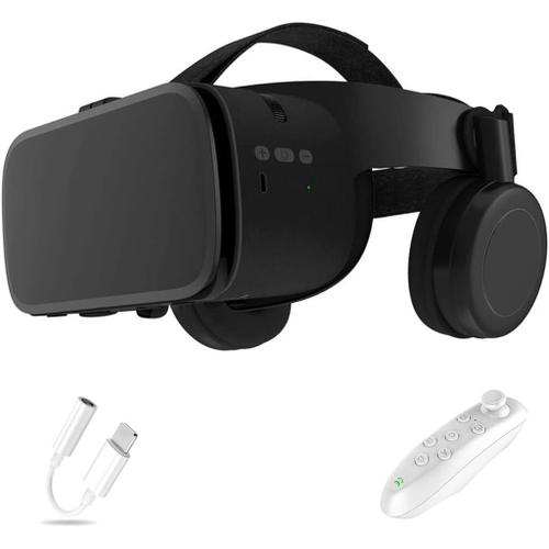 Lunette 3d Vr, Casque De Réalité Virtuelle, Casque Vr, Contrôleur Bluetooth Smartphone Pour Iphone 13 Pro Max/13 Pro/13/12/11, Pour Samsung Galaxy S21, Huawei, Xiaomi Séries ( Color : A , Size : Ios