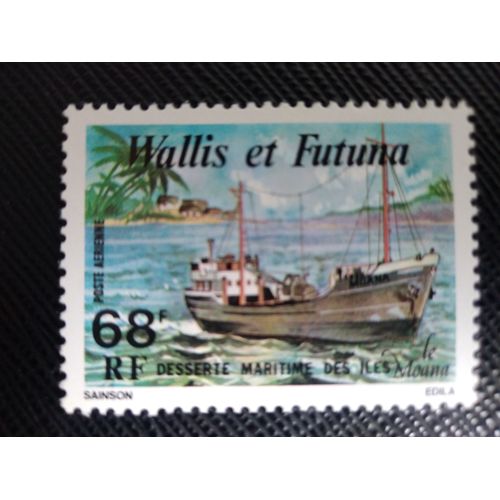 Timbre Wallis Et Futuna  Yt Pa 90 Services Aériens Et Îles Maritimes 1979 ( 030109 )