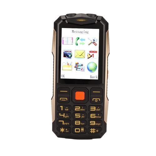 Téléphone Portable Senior Débloqué 2G SOS Big Button Senior Basic Phone 2.8in Grand écran Volume élevé Téléphone Mobile Facile à Utiliser pour les Personnes âgées Dual SIM 4800mAh Batterie