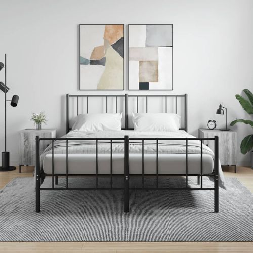 Vidaxl Tables De Chevet 2 Pcs Sonoma Gris 40x40x50cm Bois D'ingénierie