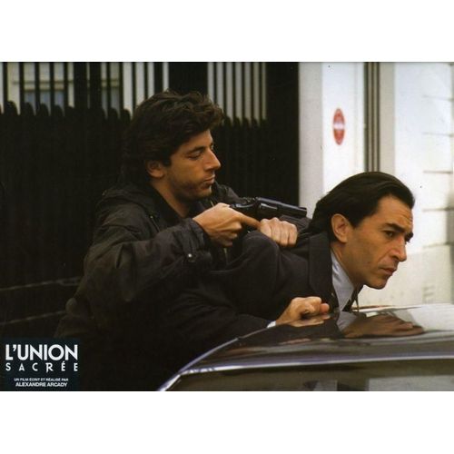 L'union Sacrée : Photo D'exploitation Cinématographique - Format 24x30 Cm - De Alexandre Arcady Avec Richard Berry, Patrick Bruel, Bruno Cremer, Claude Brasseur, Amidou, Corinne Dacla - 1989