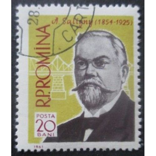 Roumanie N°1770 Ingénieur A. Saligny Oblitéré