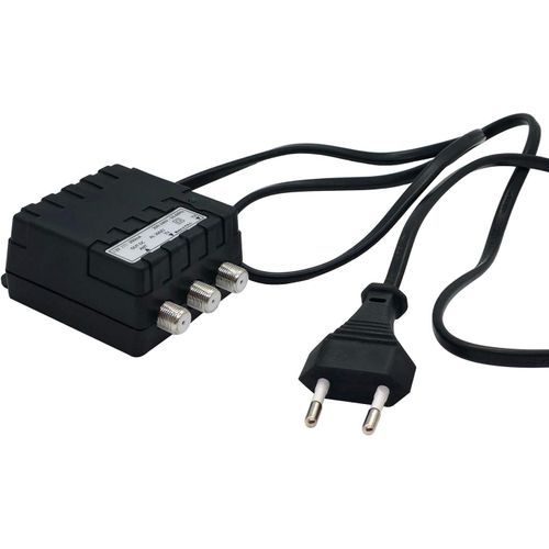 Al200/2-Alimentation Pour Amplificateur D'Antenne Tv,Alimentation 2 Sorties,Alimentation 12 Volts 200 Ma,Connecteur Effe,Conçu En Italie,Fabriqué En P.R.C.
