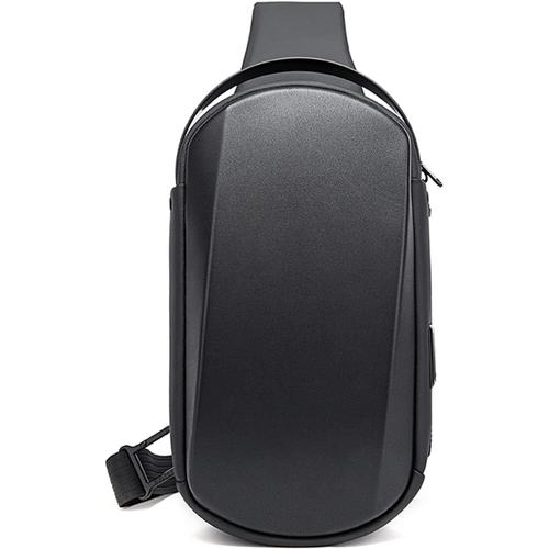 Sac Poitrine Affaires Sacs De Bandoulière Sacoche Avec Usb Sac D'epaule Pour Homme Voyage Vélo Camping Excursion Impermeable Style De Voiture De Sport Grande Capacité Sac A Dos Noir[Q909]