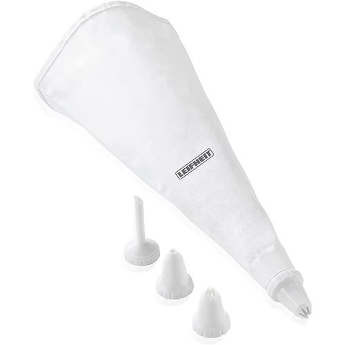 Kit Poche À Douille Avec 4 Douilles, Seringue De Décoration À Pâtisserie, Seringue Alimentaire En Coton Enduit Résistant À La Déchirure Et À De Hautes Températures, Kit Poche À Pâtisserie