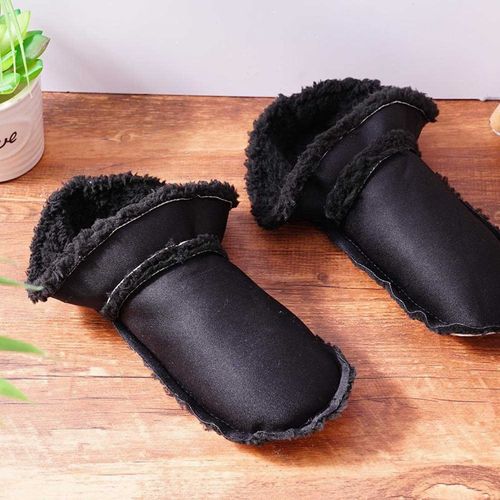 Couverture Intérieure En Fourrure Pour Pantoufles Pour Hommes Et Femmes,Remplacement Des L'offre Elles Intérieures,Doublure En Peluche,Chaussettes Souples,Chaussures D'insertion En - Type Black-37