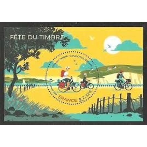 Fête Du Timbre : Cyclotourisme Feuillet 5659 Année 2023 N° 5659 Yvert Et Tellier Luxe