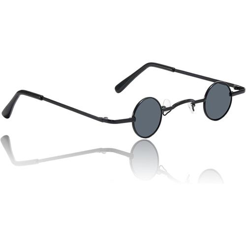 Lunettes De Soleil Rondes Classiques Vintage Pour Homme, 1 Pièce, Noires Classiques, Vintage, Rondes, Noires, Noir.[G1933]