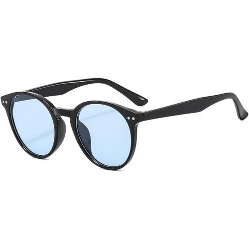 Lunettes De Soleil Rondes Rétro Pour Hommes Et Femmeslunettes De Soleil Tendance Années 90 Monture Ovale.[G1646]