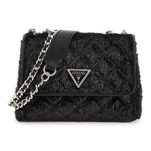 GUESS Sac à épaule bandoulière noir pour femme - Giully Mini 2 Compartment Convertible Flap XS 288156