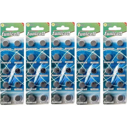 Envoi Avec Suivi Lot De 50 Piles Boutons Alcalines Ag10/Sr1130/Sr54/Sr1131/389/390 1,5V