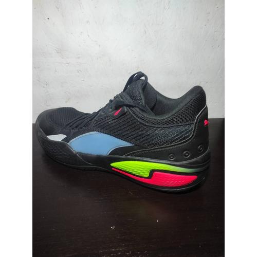 Sneakers Puma Court Ride Pop Black Lifestyle Pratiquement Neuve En 47