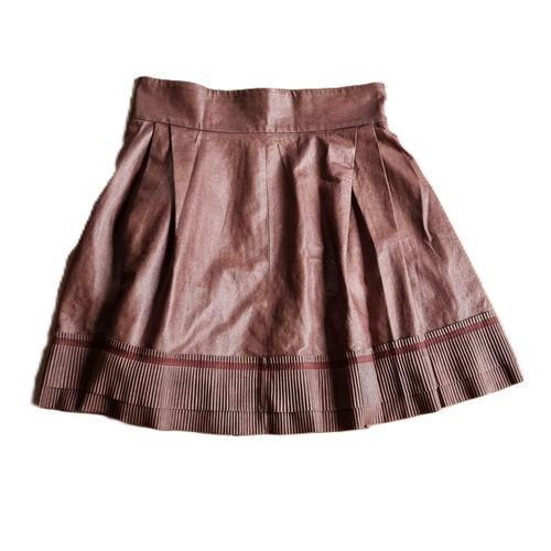 Jupe Cop Copine Taille 36/38 Marron Glacé État Neuf