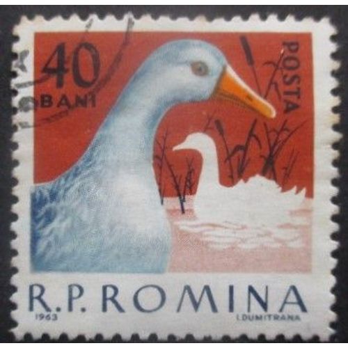 Roumanie N°1910 Canard Oblitéré