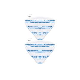 Kit de 2 serpillières pour brosse triangulaire pour Polti Vaporetto Style PAEU0395