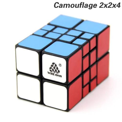 Witeden Camouflage 2x2x3 2x2x4 2x3x4 3x3x2 3x3x3 3x3x4 4x4x2 4x4x3 Cube Magique Néo Vitesse Puzzle Antistress Jouets Pour Enfants - Type 2x2x4