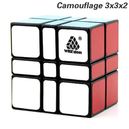 Witeden Camouflage 2x2x3 2x2x4 2x3x4 3x3x2 3x3x3 3x3x4 4x4x2 4x4x3 Cube Magique Néo Vitesse Puzzle Antistress Jouets Pour Enfants - Type 3x3x2