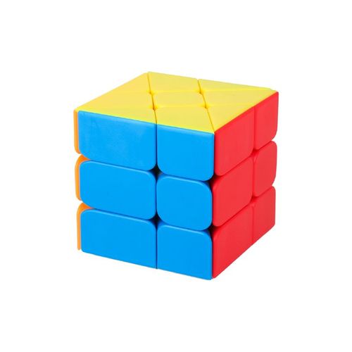 Moyu Meilong-Cube Magique Éducatif Pour Enfants,Jouet De Puzzle,Cube De Compétition Magnétique,Or Et Argent - Type Hot Wheels Cube