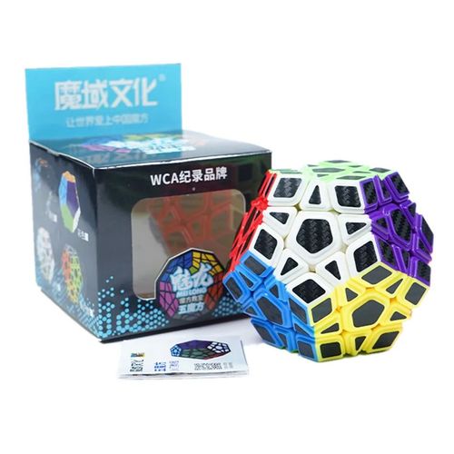 Moyu-Magic Dragon Cube En Fibre De Carbone,Dakota Ide Inclinable Vers Cinq Cubes Magiques,Jouets Éducatifs Amusants,2x2,3x3,4x4 - Type Megaminx