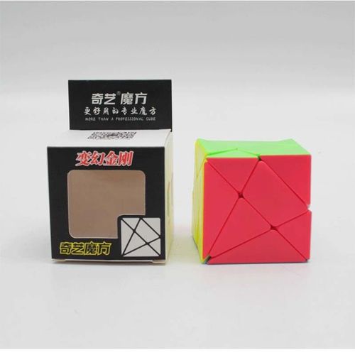 Qiyi-Cube Magique En Forme De Dakota Ide En Cuir Chevelu D'érable,Autocollant Noir,Sq1 Twisted Alien,2x2,3x3,5 Tours Inclinés, - Type Transformers Color #A