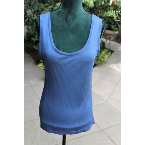 Débardeurs Fluides Ficelle,Au Choix 6 Couleurs: Bleu Marine,Bleu Gris, Bleu Clair,Gris Clair, Rose Pale,Saumon